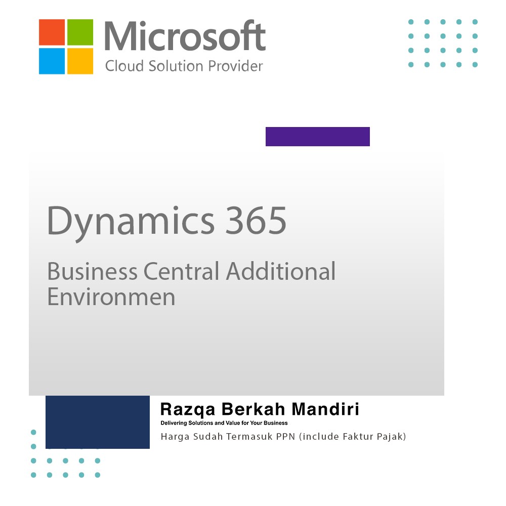 Dynamics 365 Business Central Additional Environment Addon - P1Y - Annual