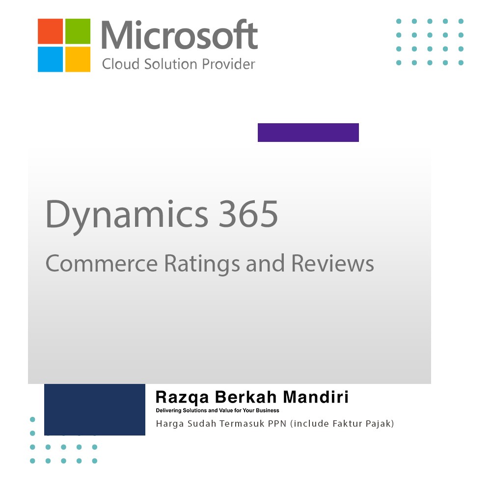 Dynamics 365 Commerce Ratings and Reviews - P3Y - Triennial