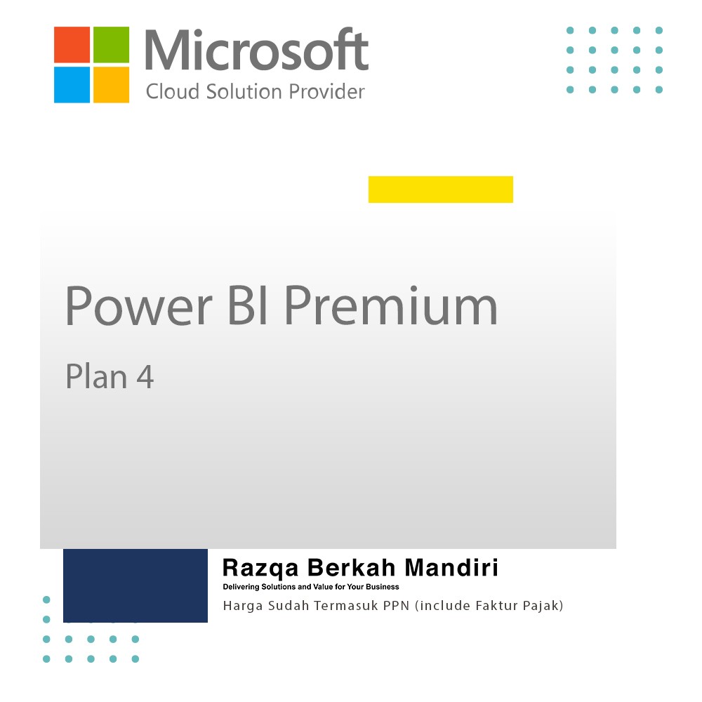 Power BI Premium P4 - P1Y - Annual