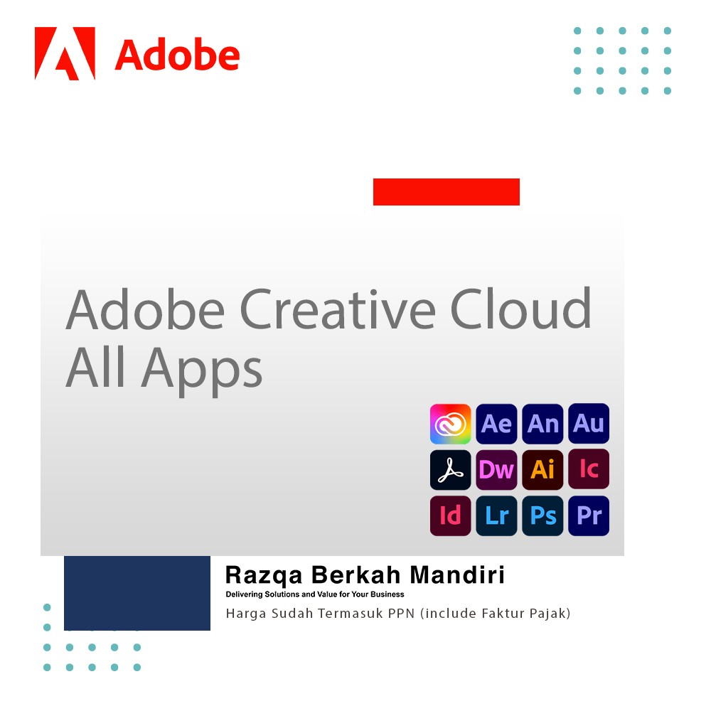 Adobe Creative Cloud All Apps 1 year Business