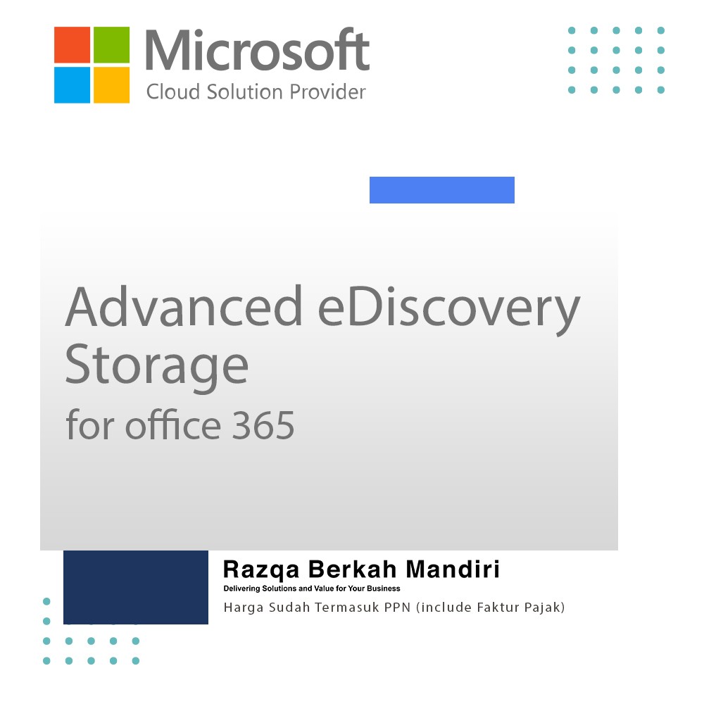 Advanced eDiscovery Storage - P1Y - Annual