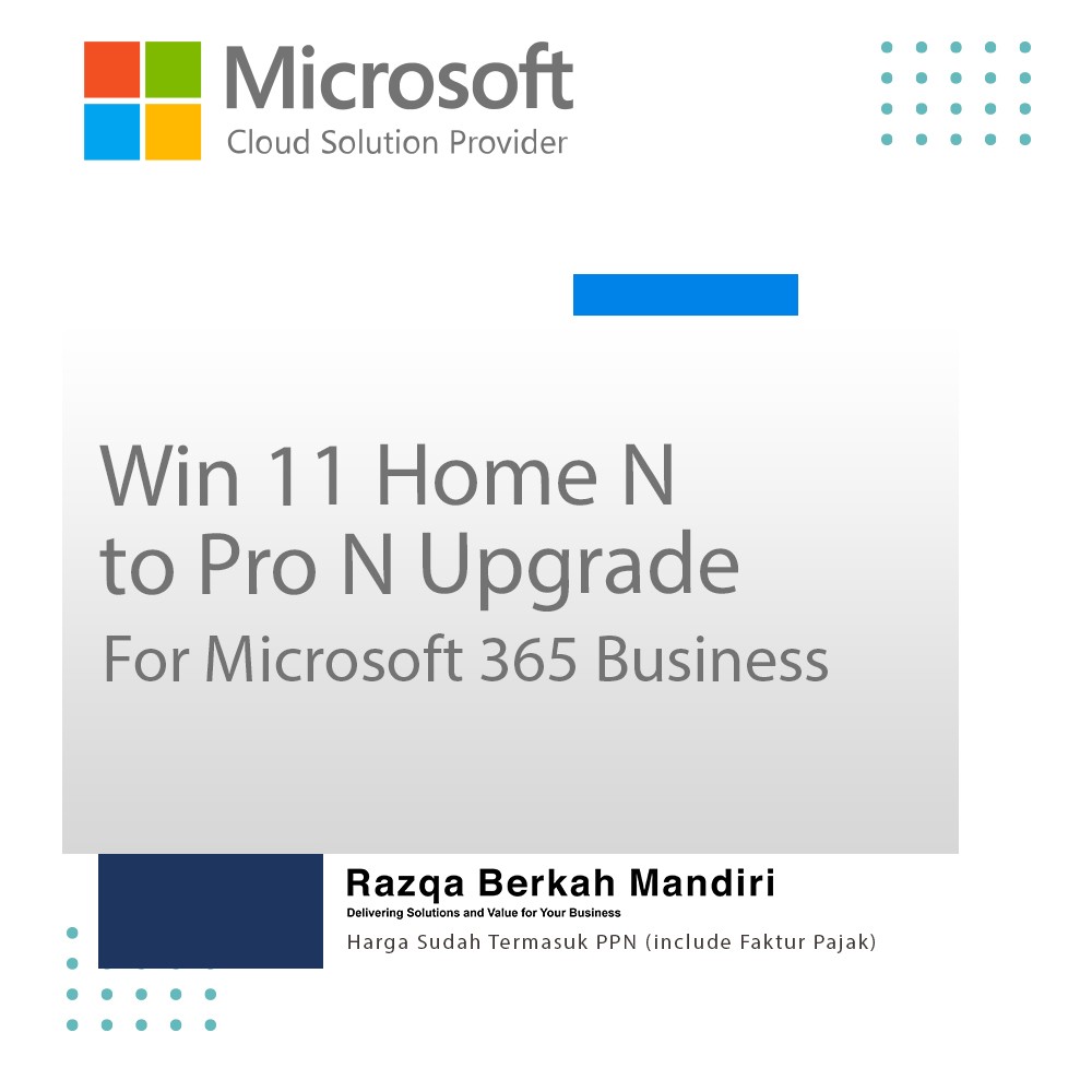 Windows 11 Home N to Pro N Upgrade for Microsoft 365 Business