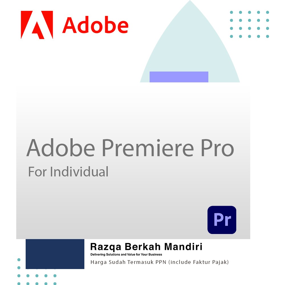 Adobe Premiere Pro 1 year individual