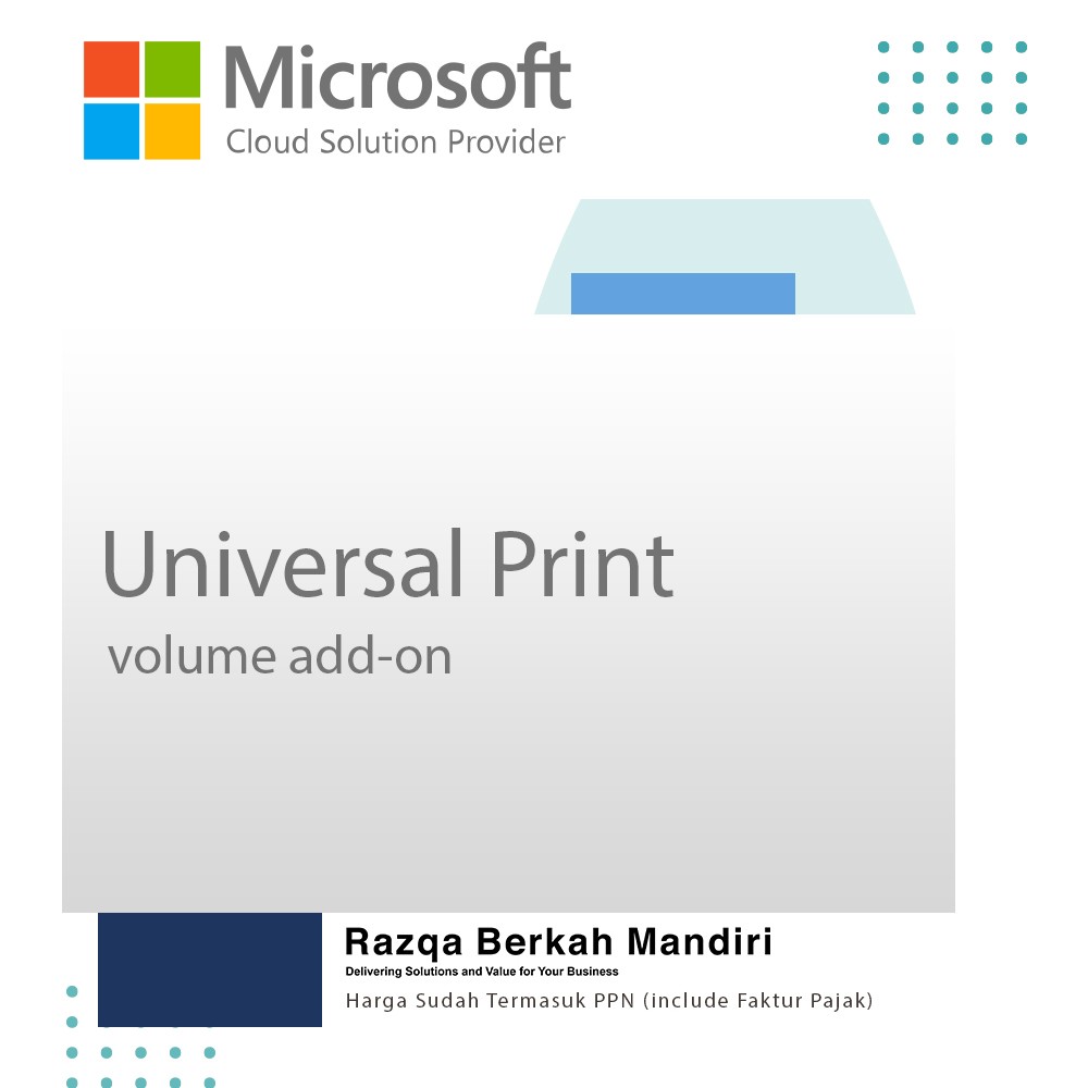 Universal Print volume add-on (500 jobs) - P1Y - Annual