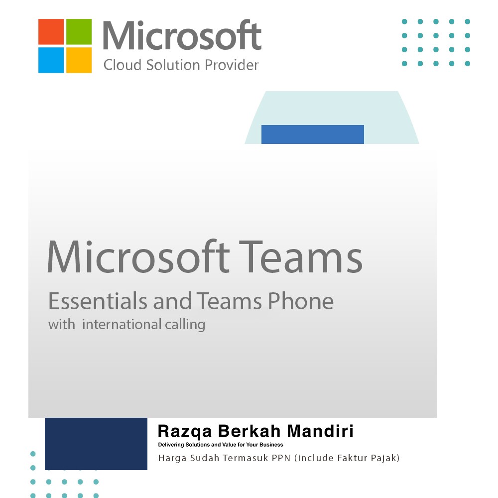 Teams Essentials and Teams Phone with international calling - P1Y - Annual