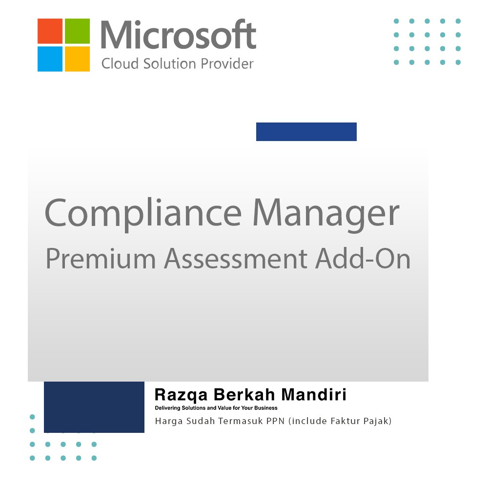 Compliance Manager Premium Assessment Add-On - P1Y - Annual