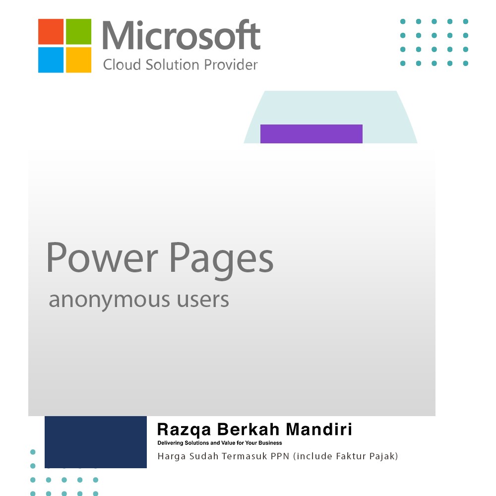 Power Pages anonymous users T3 min 200 units - 500 users/per site/month capacity pack - P1Y - Annual